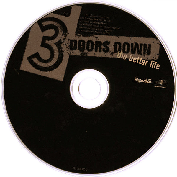 The Better Life - 3 Doors Down (2000) (Used)