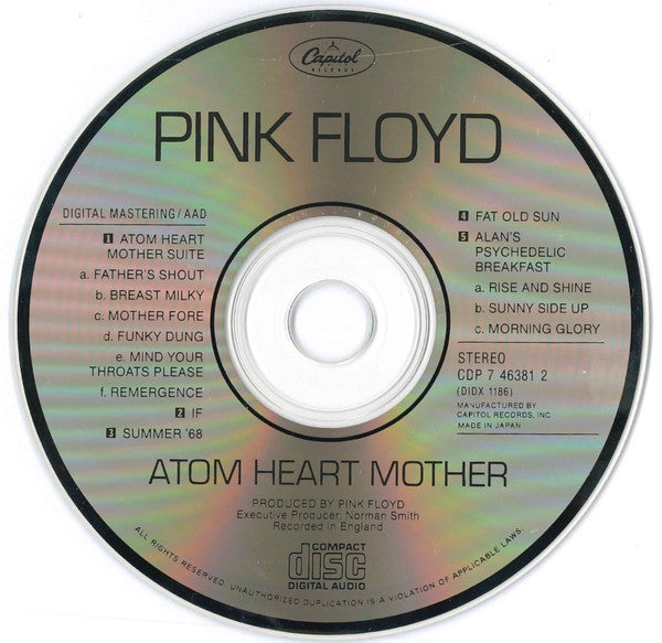 Atom Heart Mother - Pink Floyd (1988) (Used)