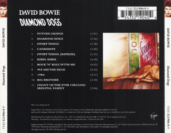 Diamond Dogs - David Bowie (1999) (Used)
