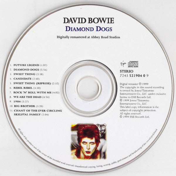 Diamond Dogs - David Bowie (1999) (Used)