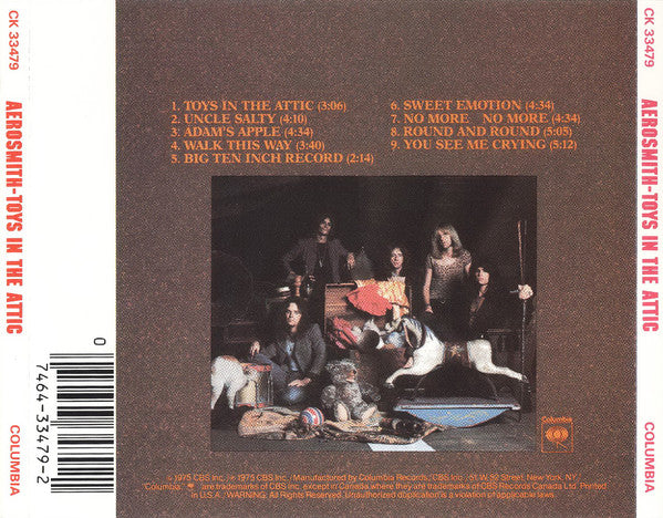 Toys In The Attic - Aerosmith (1988) (Used)