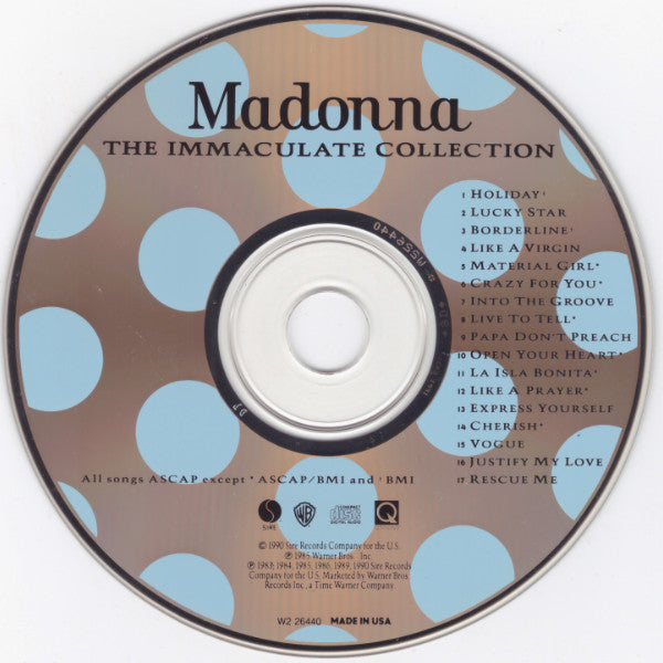 The Immaculate Collection - Madonna (-) (Used) Ph