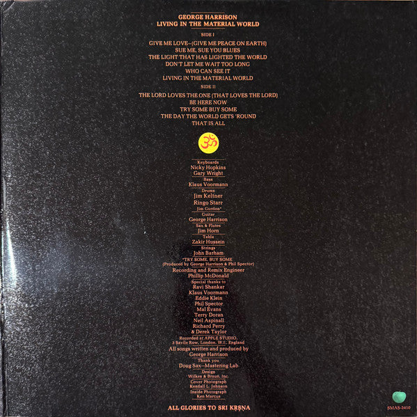 Living In The Material World - George Harrison (1973) (Used)