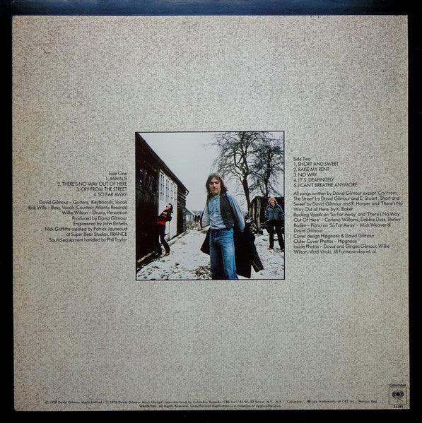 David Gilmour - David Gilmour (1978) (Used)