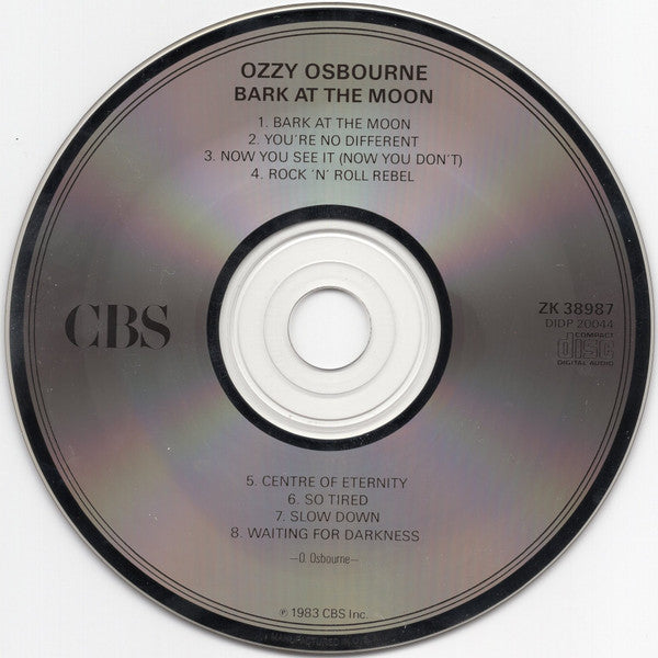 Bark At The Moon - Ozzy Osbourne (1985) (Used)