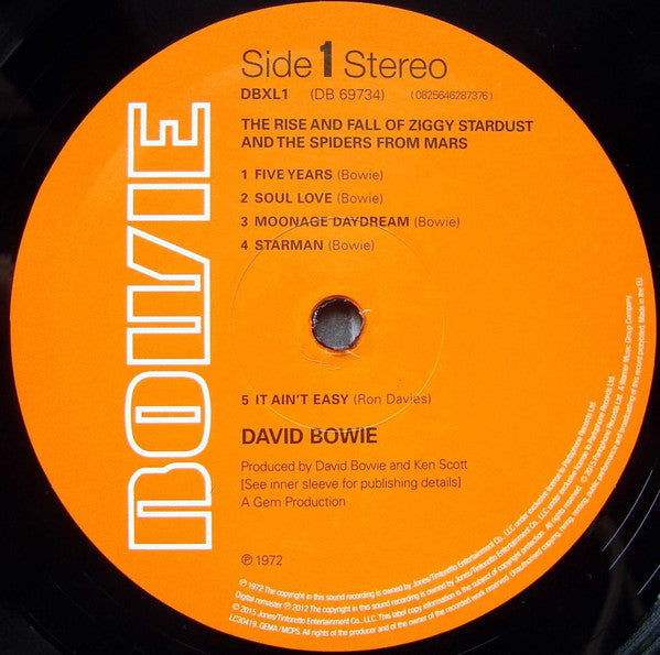 The Rise And Fall Of Ziggy Stardust And The Spiders From Mars - David Bowie (2016) (New)