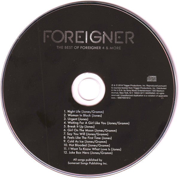 The Best Of Foreigner 4 & More - Foreigner (2014) (Used)