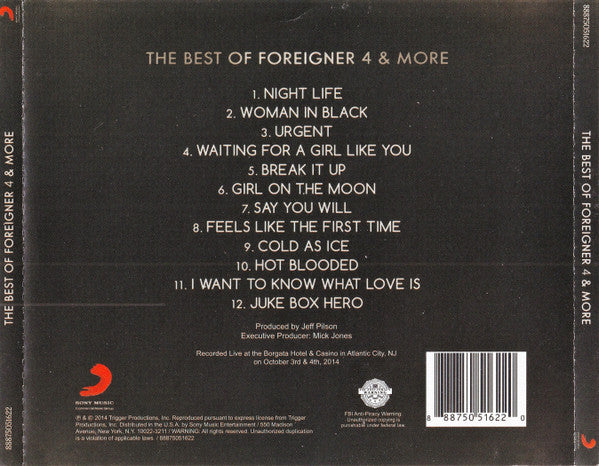 The Best Of Foreigner 4 & More - Foreigner (2014) (Used)