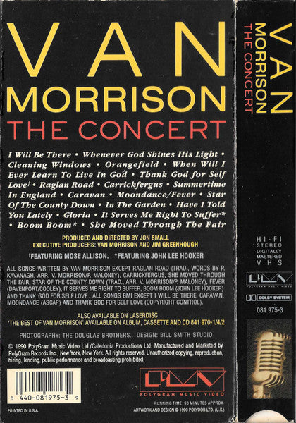 The Concert - Van Morrison (1990) (New)