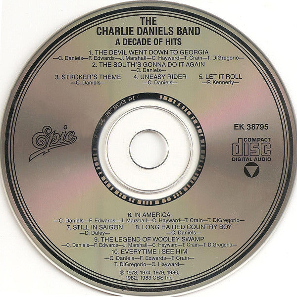 A Decade Of Hits - The Charlie Daniels Band (-) (Used)