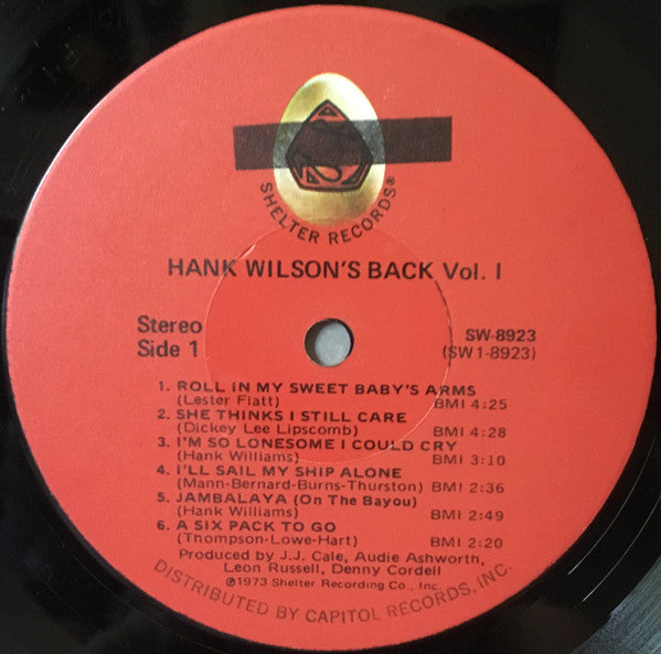 Hank Wilson's Back Vol. I - Leon Russell (1973) (Used)