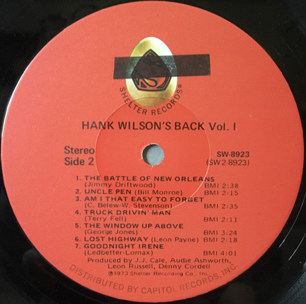 Hank Wilson's Back Vol. I - Leon Russell (1973) (Used)