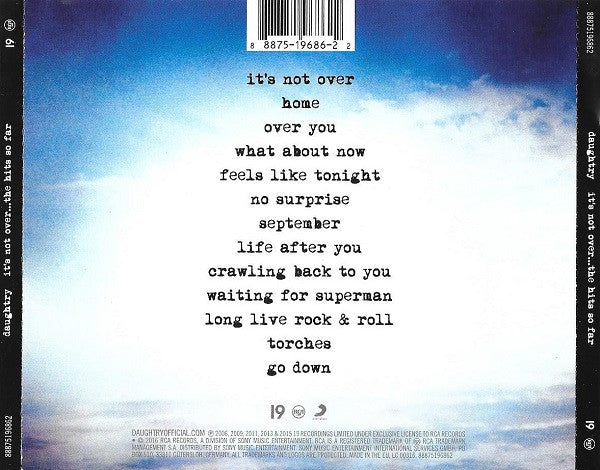 It's Not Over...The Hits So Far - Daughtry (2016) (Used)