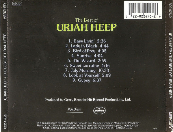 The Best Of Uriah Heep - Uriah Heep (-) (Used)