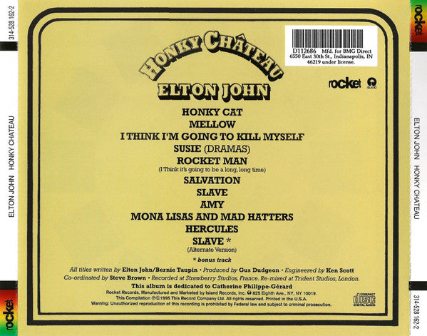 Honky Château - Elton John (-) (Used)