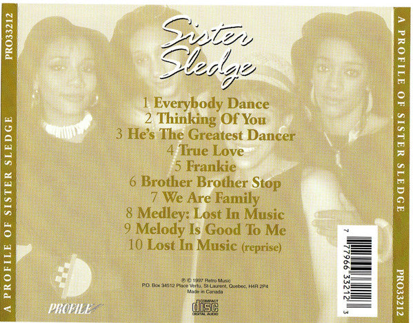 A Profile Of Sister Sledge - Sister Sledge (1997) (Used)