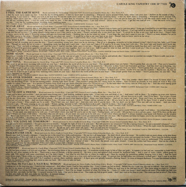 Tapestry - Carole King (1971) (Used)