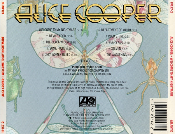 Welcome To My Nightmare - Alice Cooper (-) (Used)