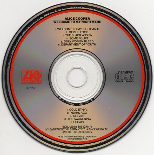 Welcome To My Nightmare - Alice Cooper (-) (Used)