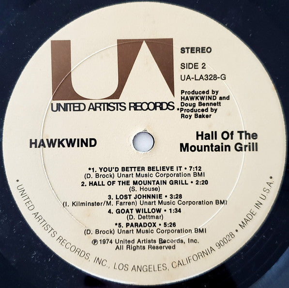 Hall Of The Mountain Grill - Hawkind (1974) (Used)