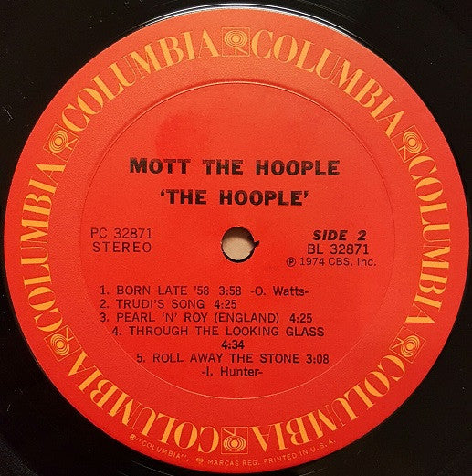 The Hoople - Mott The Hoople (1974) (Used)