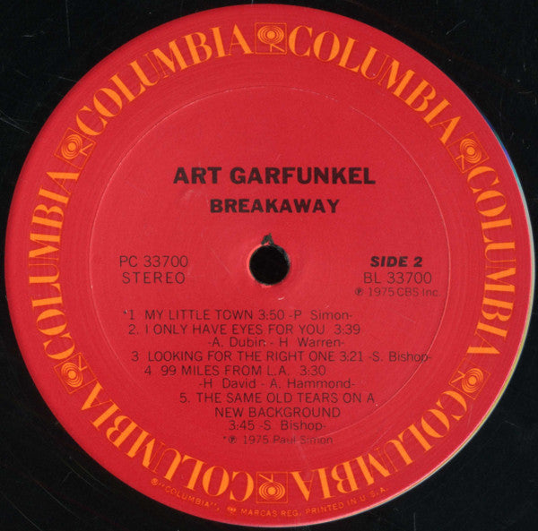 Breakaway - Art Garfunkel (1975) (Used)