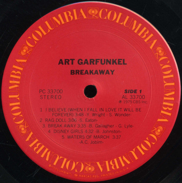 Breakaway - Art Garfunkel (1975) (Used)