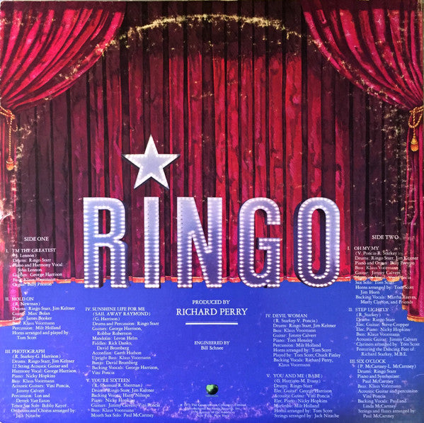 Ringo - Ringo Starr (1973) (Used)