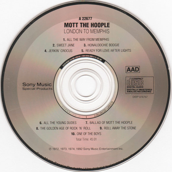 London To Memphis - Mott The Hoople (-) (Used)